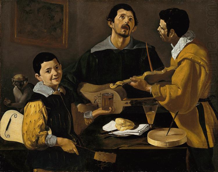Diego Velazquez Musical Trio (df01) china oil painting image